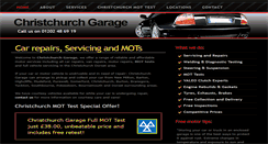 Desktop Screenshot of christchurchgarage.com